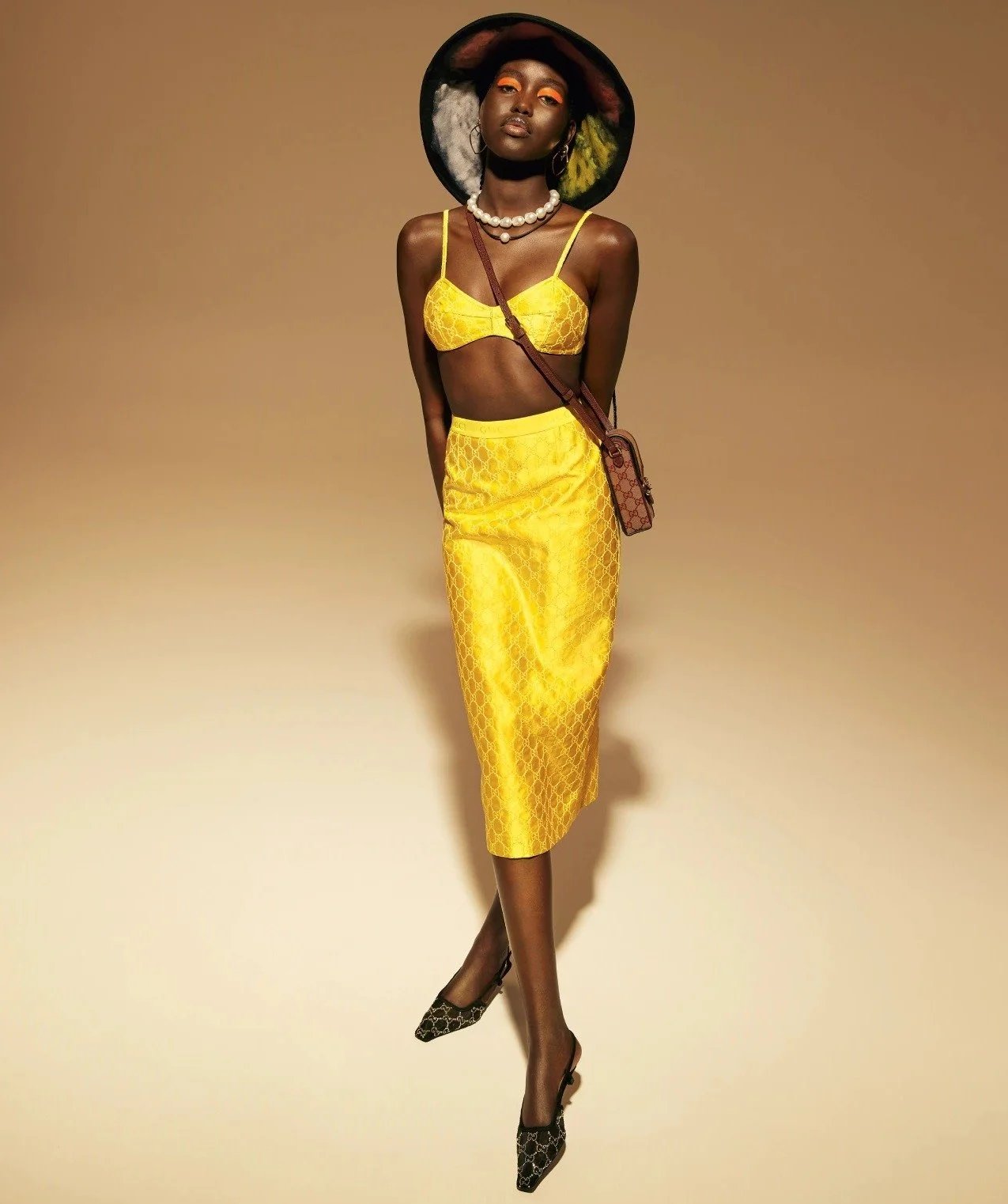 Adut Akech Colorburst by Charlie Dennington Vogue Australia — Anne